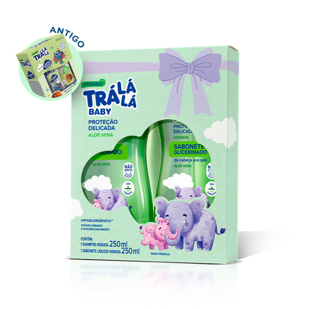 Kit Shampoo + Sabonete Líquido Cabeça aos Pés 250ml Hidrata