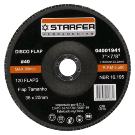 Disco Flap Starfer 7 40