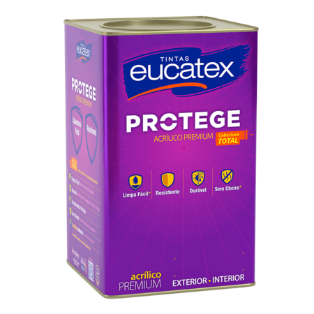 Tinta Acrílica Premium Eucatex Cor Pérola Fosco Parede Melhor Escolha Alta Qualidade 18L