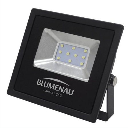 Refletor Led Blumenau 10W IP65 Branco Frio Bivolt