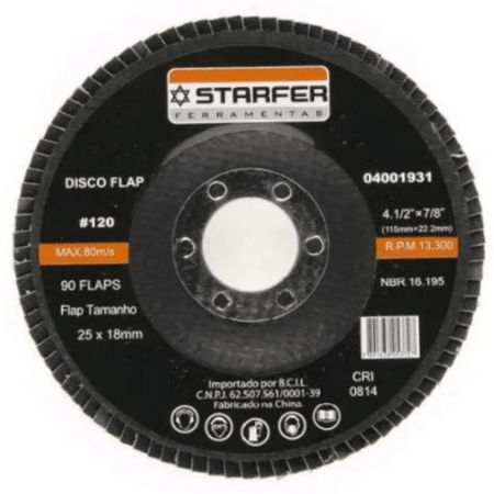 Disco Flap Starfer 4.1/2 120