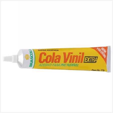 Cola Vinil Brascola para PVC Lona de Piscina 17g