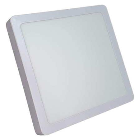 Plafon de LED Elgin Quadrado para Sobrepor 16,8x16,8cm 12W Bivolt Cor Branco