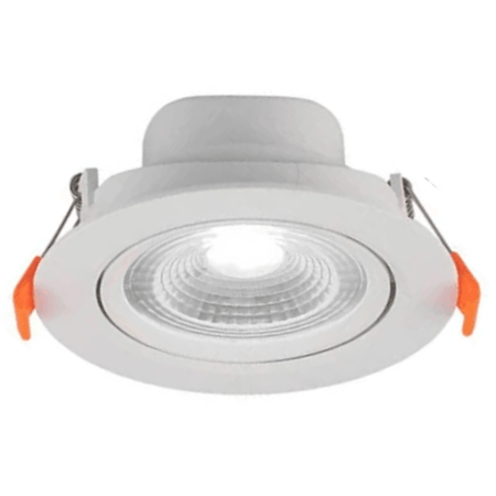 Spot de LED Blumenau Branco Frio Redondo para Embutir Diâmetro 11,2cm Nicho 9cm 8W Bivolt Cor Branco
