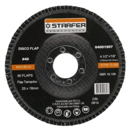 Disco Flap Starfer 4.1/2 40