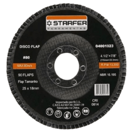 Disco Flap Starfer 4.1/2 80