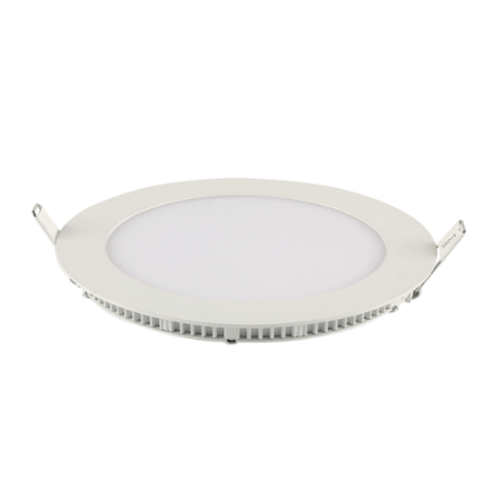 Plafon de LED Blumenau Redondo para Embutir Diâmetro 16,8cm Nicho 15,2cm 12W Bivolt Cor Branco