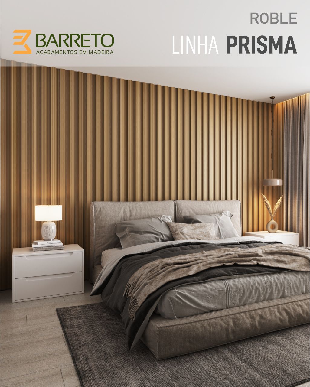 Painel Ripado Prisma Roble Natural Caixa G Cmx Cm Revestirshop