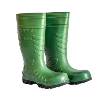 BOTA VERDE PU CANO LONGO Nº 40