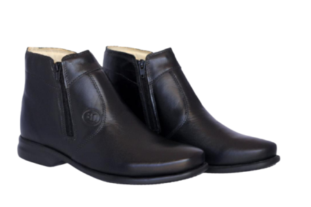 BOTA ZIPER BR SOLA SCOT CAT N38 PRETO REF.043