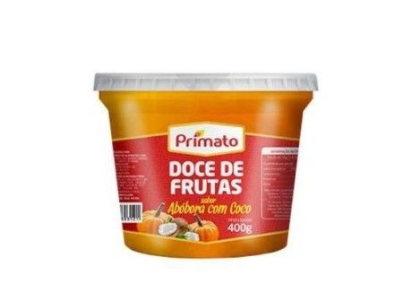 DOCE PRIMATO 400G ABOBORA C/COCO