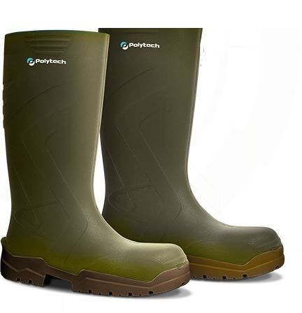 BOTA PU CANO LONGO VERDE MUSGO POLYTECH 40 ECOBOOTS