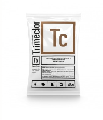 TRIMECLOR-SULFACLO.20%+TRIMETROPIN4%+BROME.1%SACHE 500GR