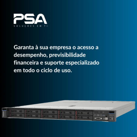 MENSALIDADE DE LOCAÇÃO DE SERVIDOR LENOVO SR630 V3 - CONTRATO 36 MESES