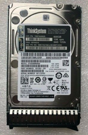 HD LENOVO 600GB 2.5" 10K SAS 12GB HOT-SWAP