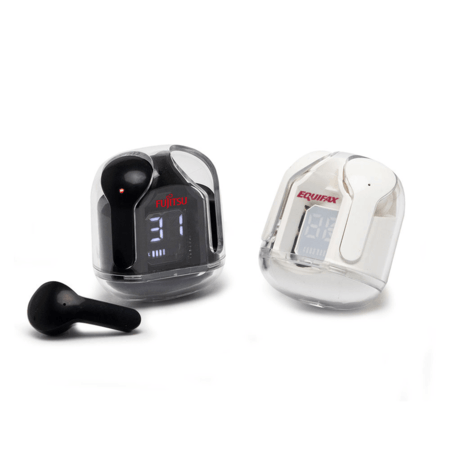 Fone de Ouvido Bluetooth com Case Carregador Personalizado
