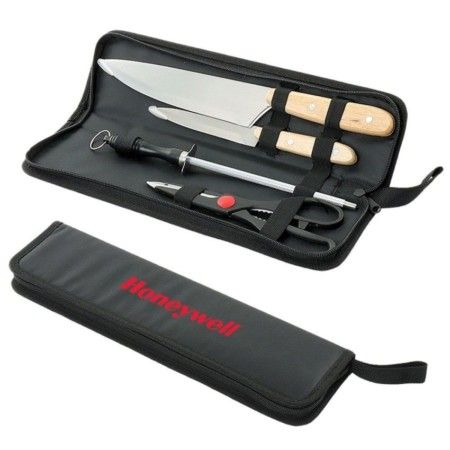 Kit Churrasco 4 Peças inclui Chaira e Tesoura