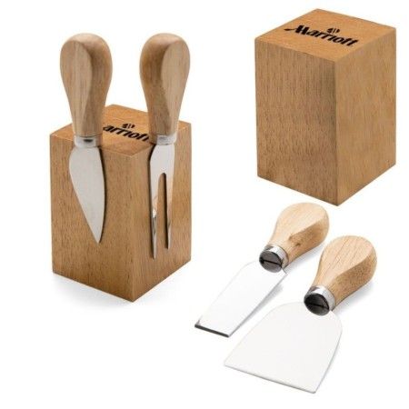 Kit Queijo 4 Peças Bloco