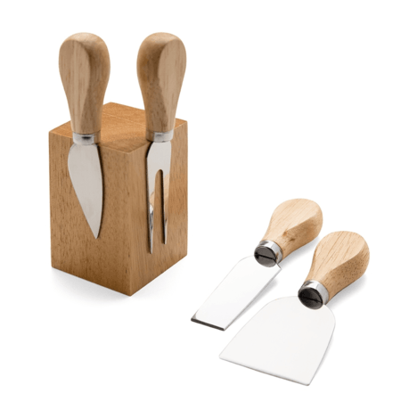 Kit Queijo 4 Peças Bloco