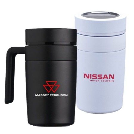 Caneca Térmica Inox 500 ml com Display LED