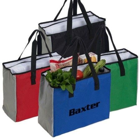 Sacola Poliéster 25 Litros com Bolso Térmico