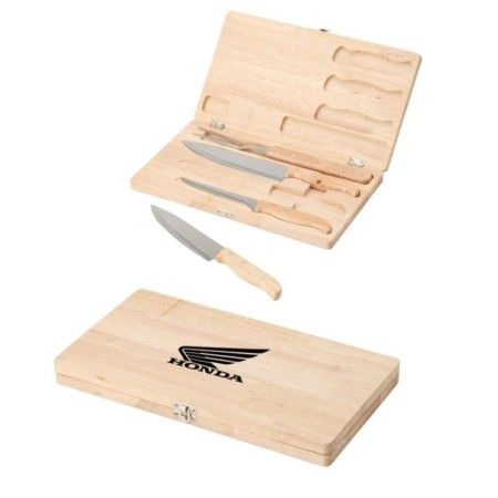Kit Churrasco 4 Peças com Tábua