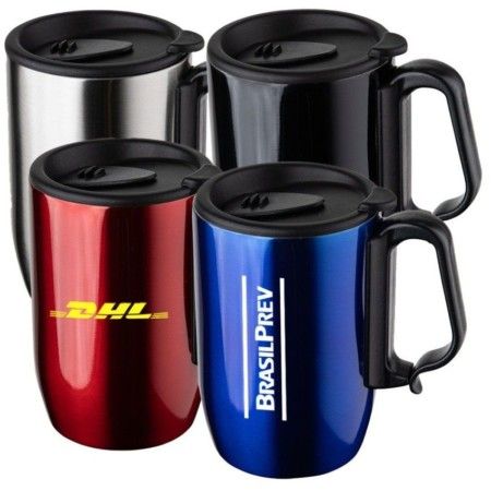 Caneca Inox Parede Dupla 350 ml
