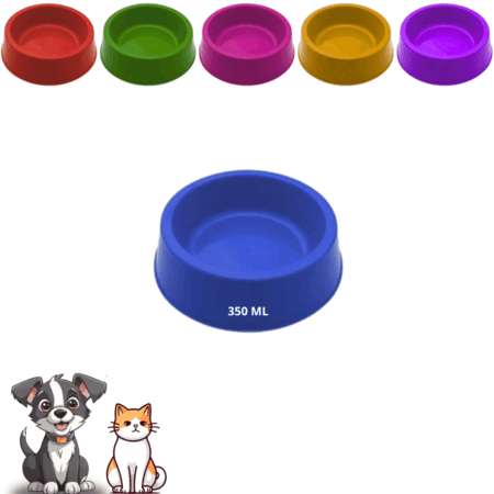 COMEDOURO PARA CÃES P 350 ML (EMB LIVRE)