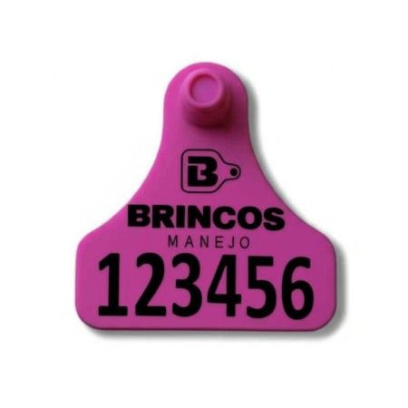 BRINCO BOVINO M ROSA - Brincos Manejo