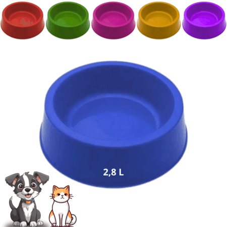 COMEDOURO PARA CÃES G 2,8L (EMB LIVRE)