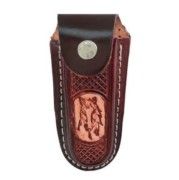 Bainha De Canivete Em Couro Legítimo Cavalinho Artesanal