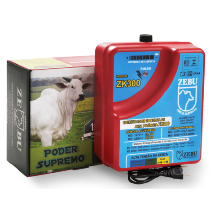 Eletrificador de Cerca ZEBU 220V - ZK300