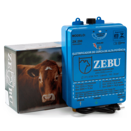 AUT Eletrificador de Cerca ZEBU - ZK200