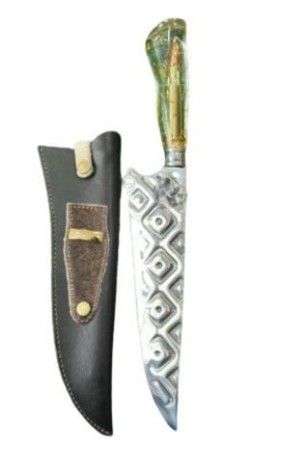 Faca Premium Rústica com Bala .50