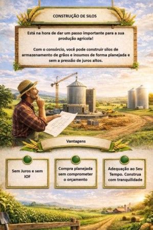 CRÉDITO PARA CONSTRUÇÃO DE SILOS
