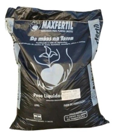 SUBSTRATO MAX FÉRTIL A BASE DE CASCA DE PINUS COMPOSTADA 25KG/50 LITROS