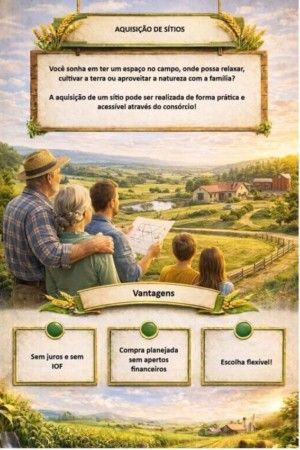 CRÉDITO PARA COMPRA DE SÍTIO