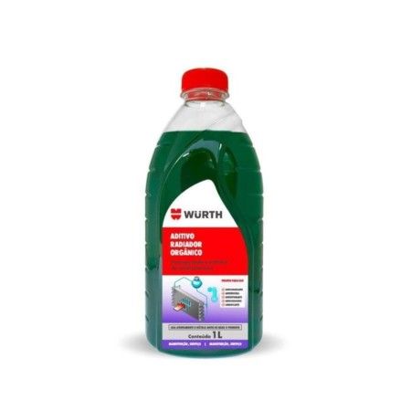 Aditivo para Radiador Orgânico Concentrado Verde 1L kit com 12 unidades - Wurth - 0893556121 - Kit