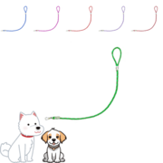 GUIA FINA PARA CÃES COM MOSQUETÃO 1M (EMB 03)