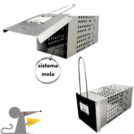 RATOEIRA GAIOLA METAL (EMB LIVRE OU 10)