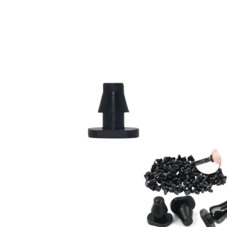 TAMPA PLASTICA - TAMPÃO P/ TUBO 4MM (EMB 100)