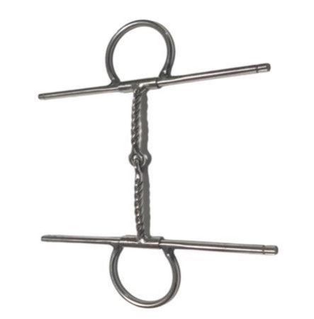 Freio Bridão Caneta de Inox de Bocal Torcido