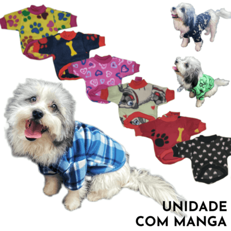 ROUPINHA PET SOFT COM MANGA (EMB LIVRE)