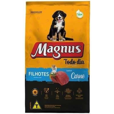 Ração Magnus Todo Dia Cães Filhotes Sabor Carne