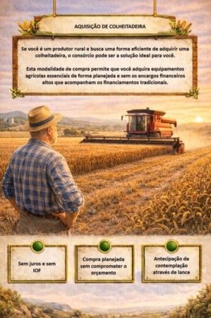 CRÉDITO PARA COMPRA DE COLHEITADEIRA