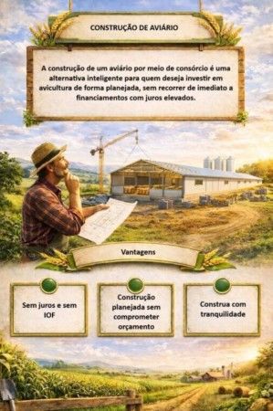 CRÉDITO PARA CONSTRUÇÃO DE AVIÁRIO