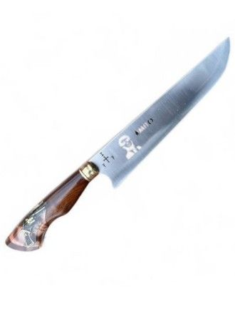 FACA CHURRASCO ESPIGA OCULTA  LÂMINA VAZADA -10- CABO PINGENTE RAM