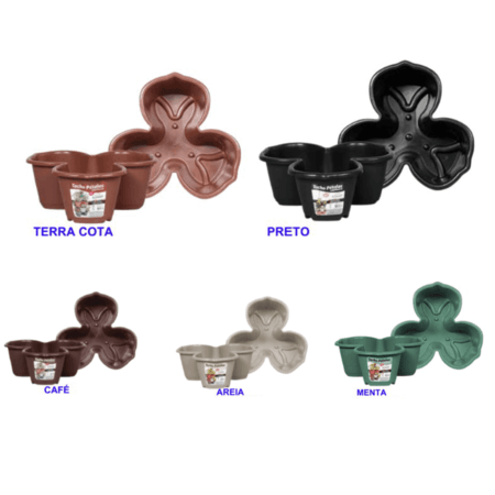 TACHO PÉTALAS EMPILHÁVEL 11,5L 43X32X17 (EMB LIVRE)