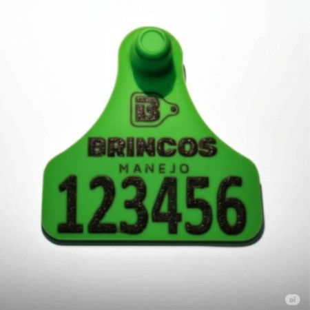 BRINCO BOVINO M VERDE - Brincos Manejo