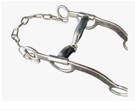 Bridão Modelo Fernadinho Original Inox Bocal De Ferro Grosso